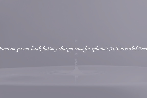 Premium power bank battery charger case for iphone5 At Unrivaled Deals
