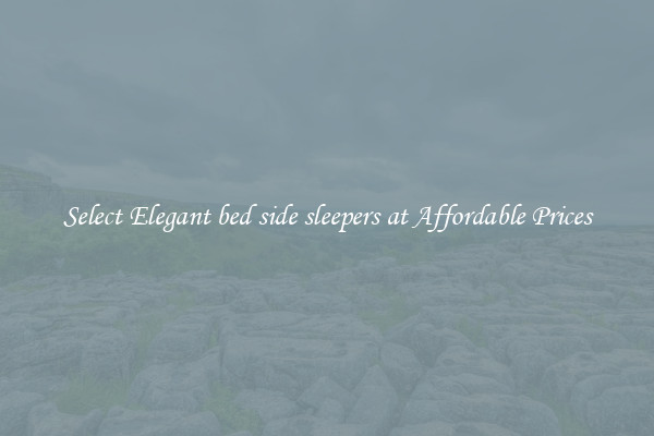 Select Elegant bed side sleepers at Affordable Prices