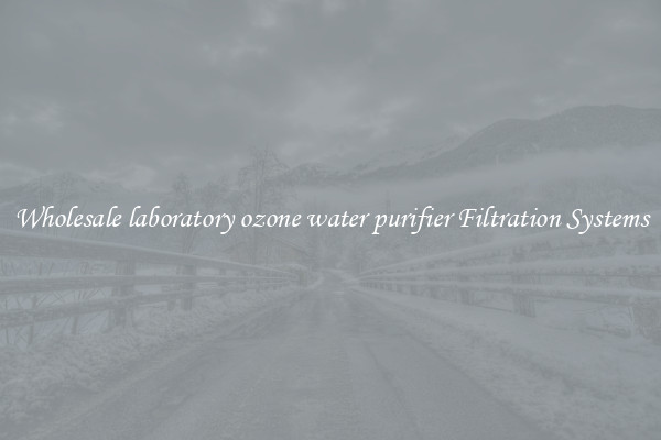 Wholesale laboratory ozone water purifier Filtration Systems