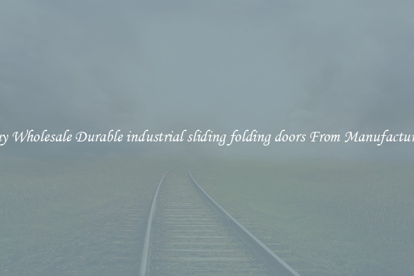 Buy Wholesale Durable industrial sliding folding doors From Manufacturers